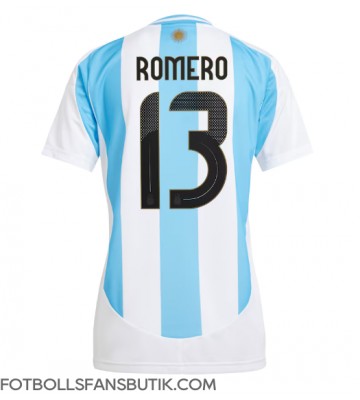 Argentina Cristian Romero #13 Replika Hemmatröja Damer Copa America 2024 Kortärmad